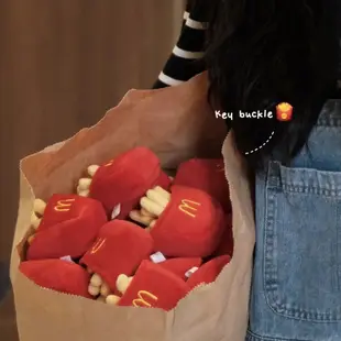 【拾趣】麥當勞McDonald's網紗帆布袋 小型托特包摺疊輕便環保購物袋手提托特包