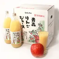 在飛比找蝦皮購物優惠-日本青森縣100%蘋果汁(6入玻璃瓶裝/1000ml)