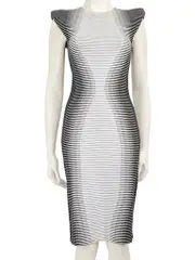 09 Runway Optical Illusion Dress