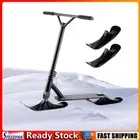 2Pcs Scooter Sled Snow Sledge Board Snow Scooter Ski Sled Kit for Outdoor
