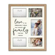 Willow & Silk MDF Framed 49cm 'Love/Family' Photo Gallery Collage/Wall Art