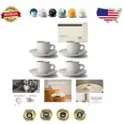Handcrafted Italian Stoneware Espresso Cups - Set of 4 for Stylish Enjoyment