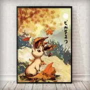 55x80cm Unframed Japanese Anime Peripheral Poster Decor Leafeon