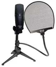 Presonus M7 Studio Condenser Recording Microphone Mic + Desk Stand + Pop Filter