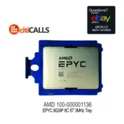 AMD 100-000001136 CPU Processor EPYC 8024P 8C 8T 3MHz Tray