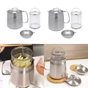 Deep Fryer Set Nonstick French Fries Pot for Frying Oils Storage Onion Rings