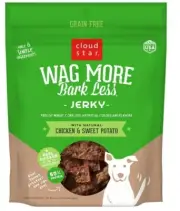 Cloud Star Wag More Bark Less Chicken & Sweet Potato Recipe Grain-Free Jerky Dog