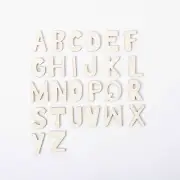 70PCS Alphabet Craft Pieces 1 in Wooden Letters for Crafts with Case Wooden DIY