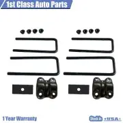 2X Rear Left Side Spring Anchor w/ U Bolts Fits Chevy Silverado 1500 25761309 (for: Chevrolet)