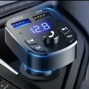 Car Mp3 Player Dual Usb Fast Charger Fm Bluetooth 5.0 Receiver Fm Transmitter