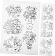 jojofuny 4Sheets Water Soluble Embroidery Stabilizer for DIY Craft Easy to Tear Cut for Hand Embroidery Projects Cold Water Soluble for Craft Enthusiasts