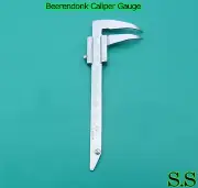 Beerendonk Caliper 0-80mm Measuring Dental Lab Instruments