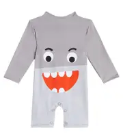 [Stella McCartney Kids] Stella McCartney Kids Baby printed rashguard swimsuit M 3 grey
