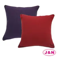 在飛比找鮮拾優惠-【J&N】雅麻素色抱枕-60x60cm(2入-1組)