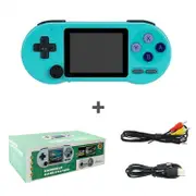 Retro Handheld Game Console, Game Console 11000 Games, SF2000 3.0in IPS Screen Wireless Stick Game Station, Support TV & Multi-Language (Blue)
