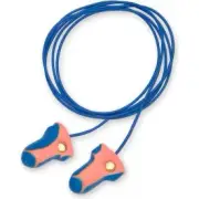 Howard Leight LT-30 Laser Trak Earplugs NRR 33 Corded 100 Pairs/Box North Safety
