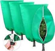 Jazlyvex Plant Protection Winter, Winter Protection for Palm Trees, Pot Plants, Frost Protection Plants, 70 g/m² Plants, Winter Protection, Outdoor (4, Green)