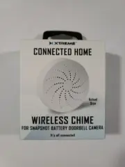Xtreme Connected Home Smart WIFI Snapshot Battery Doorbell Camera NEW