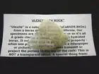 (r33-31) 1-5/8" Ulexite stone Mineral TV rock Boron, CA from borax mine specimen