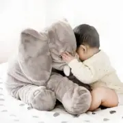Huggable Jungle Elephant Grey Plush Cuddle Toy Teddy