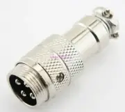Microphone Mic Inline 4 Pin Male Jack by W5SWL
