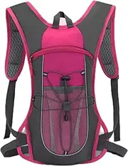 DAWCBVJQ Bike Backpack,Water Buffalo Hydration Backpack | Breathable Outdoor Recreation Accessories with Reflective Strips for Outdoor Mountaineering