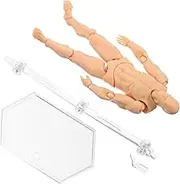 Realistic Drawing Figure Mannequin with Stand Lifelike Pose Model Kit for Painting Sketching and Art Education Tool for Artists to Enhance Drawing Techniques