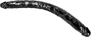 ZBWWBZZ 71 cm extra long double dildo, black soft penis, anal dildo double penis anal plug sex toy for women men couples lesbians(M)