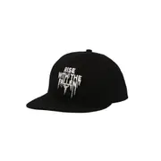 Fallen Footwear Drip Hat Flat Visor 3D EVA Embroidery - Black/White