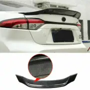 For Toyota Corolla 2019-2022 Carbon Style Rear Tail Trunk Spoiler Boot Lip Wing (for: Toyota)