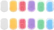 Soap Sheets 12 Boxes Paper Soap Portable Disposable Scented Bath Slice Sheet Foaming Paper Soap Confetti Slide Flakes