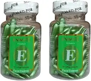 Verem Animate Vitamin E 60 Soft Gel Capsules Facial Essense Multicolour Combo Pack of 2