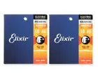 2-Pack Elixir Nanoweb Nickel Plated Steel Electric Light Gauge (10-46) 12052