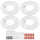 4 Inch Light Fixture Mounting Bracket 4set Ceiling Light Plate Wall Crossbar