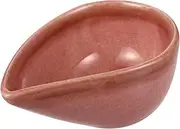 1pc Aromatherapy Dish Wax Gluten Soy Sauce Coffee Dipping Sauce Dishes Creamer Spa Product Dishes Face Brow Essential Oil Holder Dessert Essential Oil Plates Balm Cups Ceramics Red