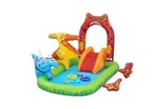 Bestway Jurassic Splash Water Pool Play Centre Slide Playset Toys Inflatable Park Outdoor Summer Playground Beach Activity Game 2.41x1.40x1.37m