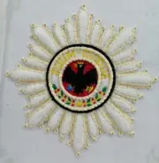German Prussia Black Eagle Shabraque Hussar Horse Cavalry Saddle Blanket Patch