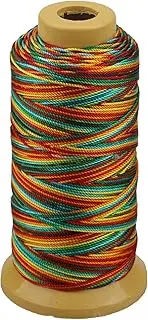328 Feet Twisted Nylon Twine String Cord for Gardening Marking DIY Projects Crafting Masonry (Colourful, 1mm-656 feet)