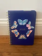 Blue Sky Eccolo 2025 Calendar Planner Weekly New Year Fashion Butterfly Hard