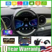 Apple Carplay For BMW Mini Cooper R56 07-14 Android 13 Car Stereo Radio GPS +Cam