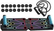 Push Up Board - Foldable Fitness Rack Training System | Multifunctional Fitness Board, Chest Muscle Exercise Equipment Foldable for Men Women, Portable Pushup Workout Handles