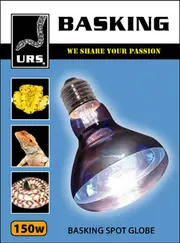 URS Basking Spot Globe Reptile Daylight Bulb 150w