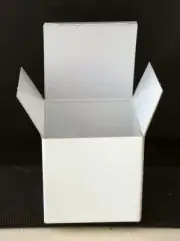 Gift. Truffle, or Favor Candy Box 2" x 2" x 2" - Premium White Gloss - 100 Boxes