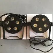 2 Chauvet P25 IR Slim Par Series DJ Lighting Stage With Remote