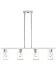 Livex Lighting 4-Light Brushed Nickel Chandelier