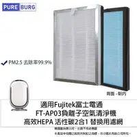 在飛比找momo購物網優惠-【PUREBURG】適用 富士電通Fujitek FT-AP