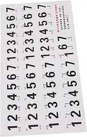 BESPORTBLE 1Set Piano Keyboard Stickers Durable Adhesive Decals for Key Pianos Easy to Read Piano Stickers for Beginners and Quick Practice