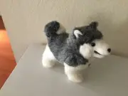 Dakin Pillow Pets Siberian Husky Gray Little Nanook 12" Plush 1977 (38-5436) NWT
