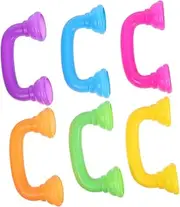 GALPADA Interactive 6pcs Kids Speech Phone Handset for Reading Support Pronunciation Practice Safe for Home Classroom Use
