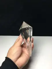Natural Smokey quartz crystal Obelisk Tower Point Energy Wand emitter 0.83LB